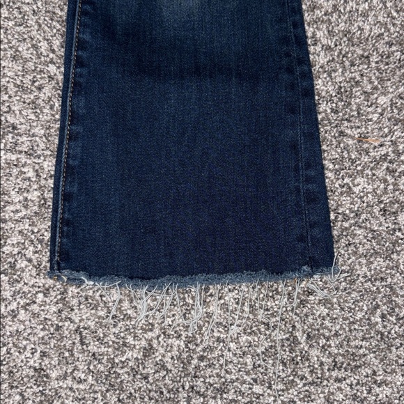 Driftwood Roxy Kick Crop Raw Hem Jean - Picture 3 of 7